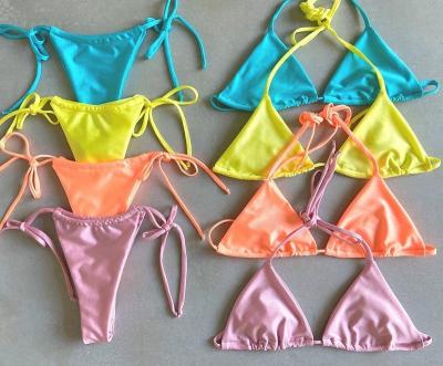 China Anti-UV 2022 OEM swimwear manufacturer bikini & beachwear hot bikini sexy women string thong bikini microkini for sale