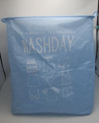 China Wholesale Heavy Duty Folding Folding Washing Dirty Clothes Canvas Laundry Bag for sale