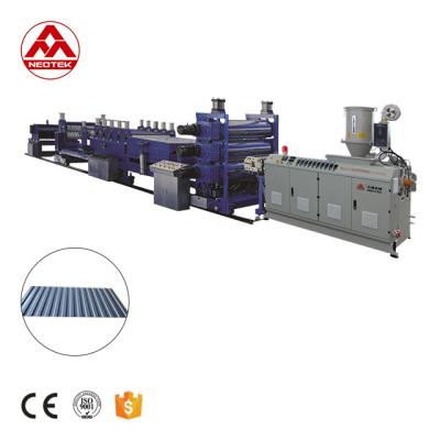 China Automatic PVC Roofing Tile Extrusion Line for Durable and Long-Lasting Tiles for sale