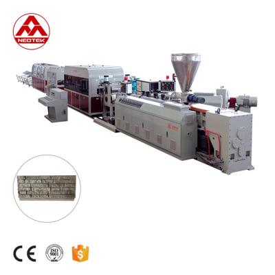 China Double-screw PVC Stone Siding Extrusion Line with Screw Design for sale