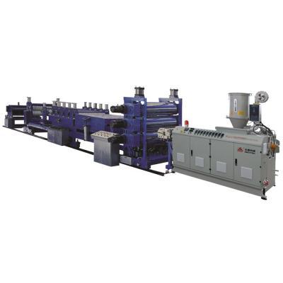 China 36 rpm Screw Speed PVC Corrugated Making Machine Construction Material Extrusion Line for sale