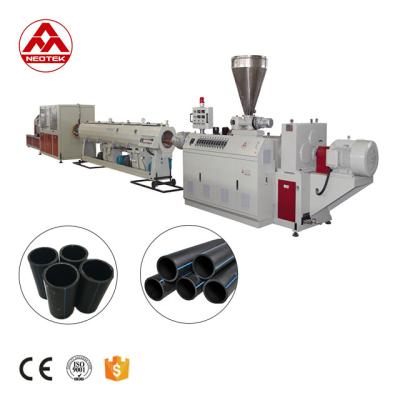 China 125kW Single-screw SLG63 PE Pipe Extrusion Line for Water and Gas Supply Professional for sale