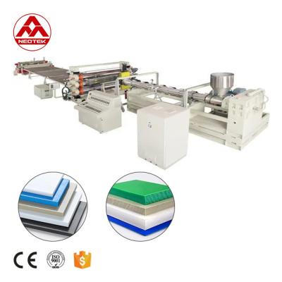 China 38 1 Screw L/D Ratio PP PE Thick Board Extrusion Line for Long-lasting Production for sale