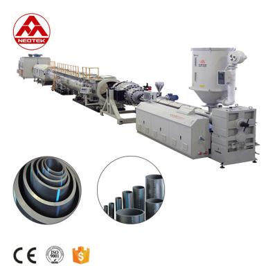 China 70kW Power Single-screw Design LG63 Water Supply and Gas Supply PE Pipe Extrusion Line for sale