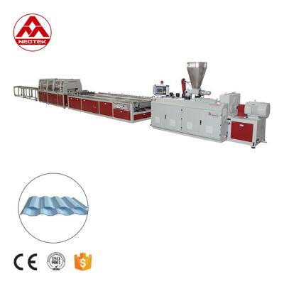 China Advanced Double-Screw PVC Hollow Sheet Extrusion Line in 38CrMoALA Material for sale