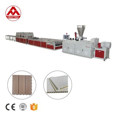 China 156 1 Screw L/D Ratio PVC Extrusion Line for Strong and Durable WPC Manufacturing for sale