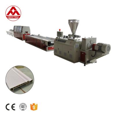 China Co-rotating Conical Twin-screw PVC WPC Extrusion Line with 38CrMoALA Screw Material for sale