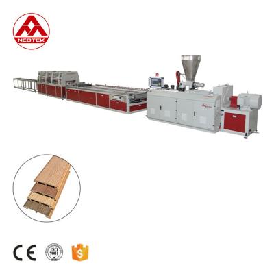 China Professional WPC Wall Panel Extrusion Line with High Screw Speed rpm and 250kW Power for sale