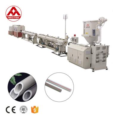 China Advanced Technology 18000X1500X2600 PPR Pipe Extrusion Line with 150 rpm Screw Speed for sale