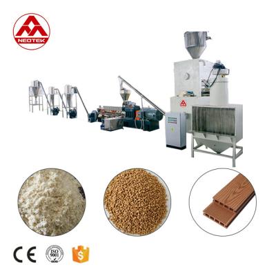 China 380V 50hz PP PE Wood Compounding Pelletizing Extrusion Line for Manufacturing Plants for sale