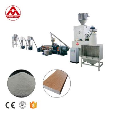 China 38CrMoALA Screw Material PP PE Wood Compounding Pelletizing Extrusion Line for Output for sale