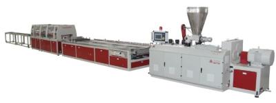 China PVC Hollow Profile Extrusion Line Te koop