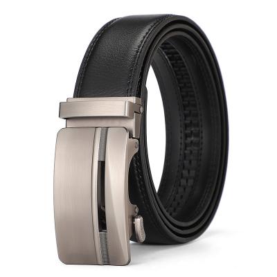 China Fashion.Casual.Business Split Genuine Leather Belt Wholesale Customized High Quality Double Layer Cowhide Automatic Buckle Genuine Leather Belt For Men for sale