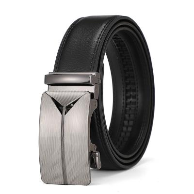 China Fashion.Casual.Business Customized Top Quality Custom Wholesale Luxury Men Belts Automatic Buckle Split Genuine Leather For Man for sale