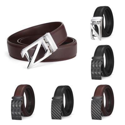 China Fashion.Casual.Business Designer Custom Cowhide Belt High Quality Genuine Leather Leather Automatic Buckle Belt For Men for sale