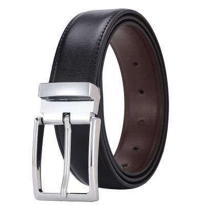 China Cow Hide Men's Classic Retro Pin Buckle Luxury Strap Cowhide Leather Belt Factory Production Luxury Belt For Men for sale