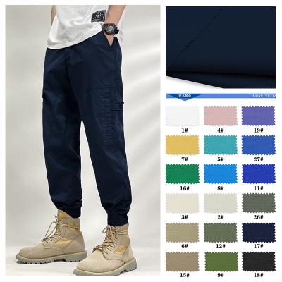 China Custom Stretch 176*70 Tactical Pants Rib Knit Fabric Cotton Lycra Cotton Fabric for sale