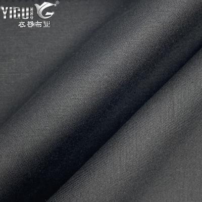 China Double Woven Process 235GSM Woven Twill Cotton Spandex Sustainable Fabric 40*21 Mercerized Peach Finished for sale