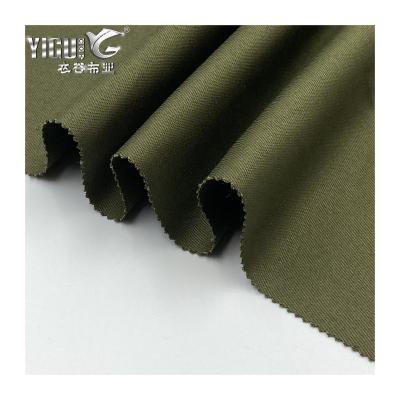 China 220GSM 108*56 Sustainable Soft Hand Feeling 97 Cotton 3 Elastic Spandex Twill Stretch Woven Cotton Fabric Eco Friendly for sale