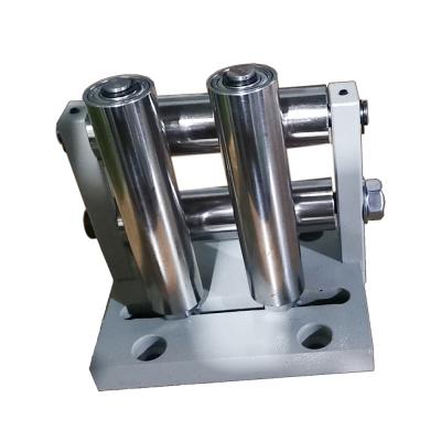 China High Speed ​​Steel Double Wire Shaft Linear Unit Traverse GP Roller Base Iron Guide Cable Roller Guide for sale