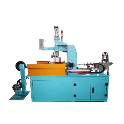 China Automatic PLC Warning Loop Wire And Cable Coil Machine With Drum Cable Coil Winding Machine for sale