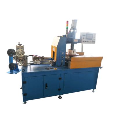 China Automatic PLC Warning Loop Cable and Wire Reel Winding Machine Cable Crown Wrapping Machine for Factory for sale