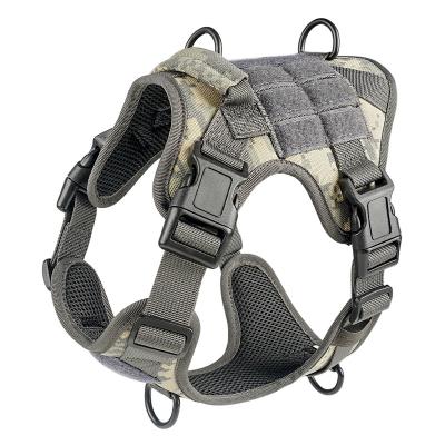 China Thoughtful OEM Accept Adjustable Dog Leash And Tactical Dog Harness Military Dog Harness for sale