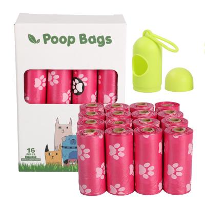 China Sustainable Biodegradable Plastic Dog Poop Bag Non-Toxic Pet Cornstarch Waste Bag Eco Friendly Poop Bag for sale