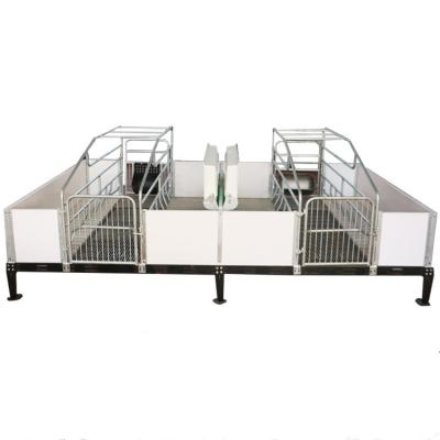 China Pig Farm Sow Gestation Bed Galvanized Hog Crates Pen Pig Flooring Stall Farrowing Bed Sow Farrowing Equipment For Sale for sale