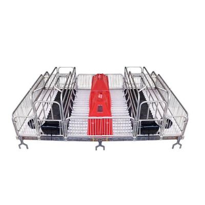 China Pig Farm Sow Gestation Bed Galvanized Hog Crates Pen Pig Flooring Stall Farrowing Bed Sow Farrowing Equipment For Sale for sale