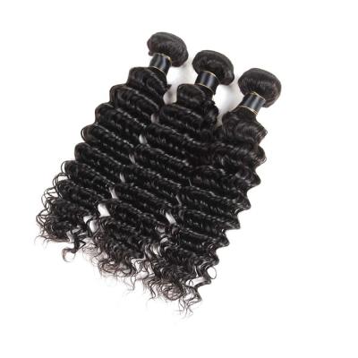 China Brazianlians Deep Wave Hair Extension Bundles Wave Hair Weft Extensions for sale