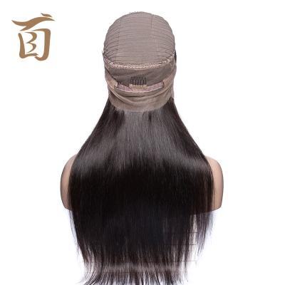 China Silky Straight Brazilian Straight Wig Full Lace Human Hair Blonde Wave Lace Front Wig for sale