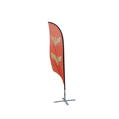 China Durable And Stable Flagpole Material Fiberglass Outdoor Beach Flag, Beach Advertising With Flag for sale