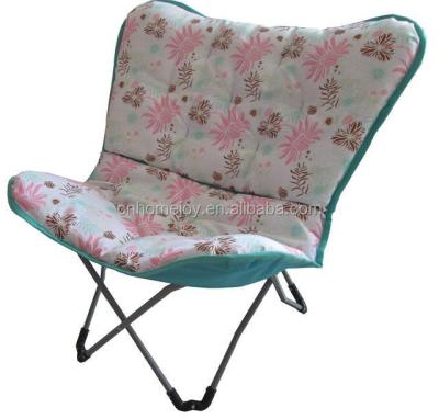 China High Quality Folding Leisure Chair Iron Butterfly Chairs for sale