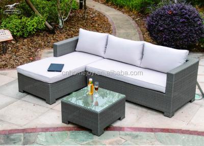 China Garden set luxury high quality rattan sofa set, padded patio furniture, indoor wicker furniture for sale