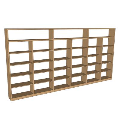 China Customized Design Wooden Double Sided Metal Supermarket Shelf Mother And Baby Products Store for sale