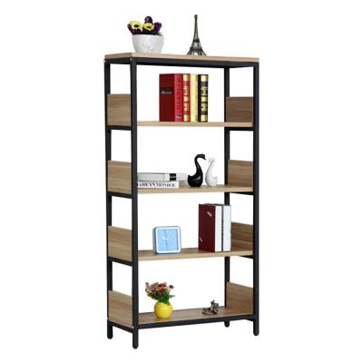 China Wooden Shelf Bookcase Storage Rack (Height) Adjustable Modern Multi-Layer Storage Rack Floor for sale