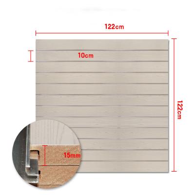 China Wholesale High Quality Hot Selling Moisture Proof Display Wall Panel MDF Slatwall Panels for sale