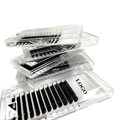 China J B Lash Extension Private Label Eyelashes Curl Mink Korean Custom Comfortable Individual Eyelash Extension C D L Synthetic OEM Customized for sale