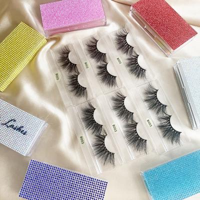 China Wholesale False Natural Soft Mink Lashvendor Lshes Lashes Mink Eyelashes 3D Lashes 25mm 30mm for sale