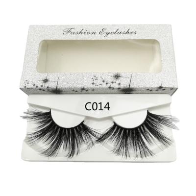 China Natrual Free Sample Private Label Mink Eyelash Vendor 5d Long Mink Fur Lashes 25mm 3D Mink Eyelashes With Packing Box for sale