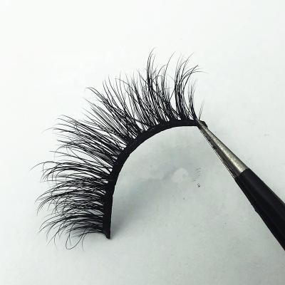 China 100% Hand Made Strip Full Lashes False Eyelashes Type And Fur Material OEM Mink Eye Lashes for sale