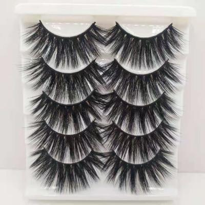 China Natrual long Dropship lashes magnetic eyeliner Lash False Eyelashes private label wholesale 5 pairs 3d Faux Mink Lash for sale