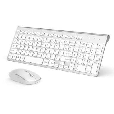 China 2*AAA Battery 2021 Hot Sale 2.4G Wireless Gaming Keyboard And Mouse Set For Computer French for sale