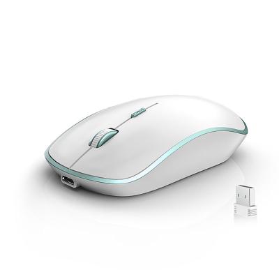 China 2021 Waterproof Rechargeable Mouse 2.4G Wireless Rechargeable Slim Gamer For Computer Laptop for sale