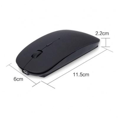 China Waterproof Mini Slim Custom Logo Wireless Multicolor Rechargeable Mouse For Laptop Computer Wireless Mouse for sale