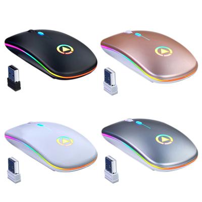 China New fashion 2.4Ghz waterproof optical wireless mouse rechargeable lithium battery gaming mouse for sale