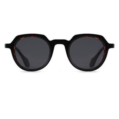 China Fashion Sunglasses 2021 Hot Selling Vintage Acetate Women Classic Trendy Hexagon Design Luxury Trendy Sunglasses 2022 for sale