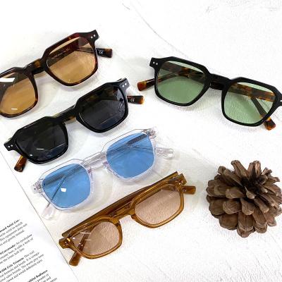 China Fashion Sunglasses 2022 Brand Design Fashion Logo Unisex Trendy Custom Acetate Polarized Sunglasses Hot Sale Manufacturer UV400 for sale