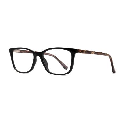 China 2022 Fashion Wholesale High Quality Square Designer Acetate Optical Injection Frame Unisex Glasses for sale